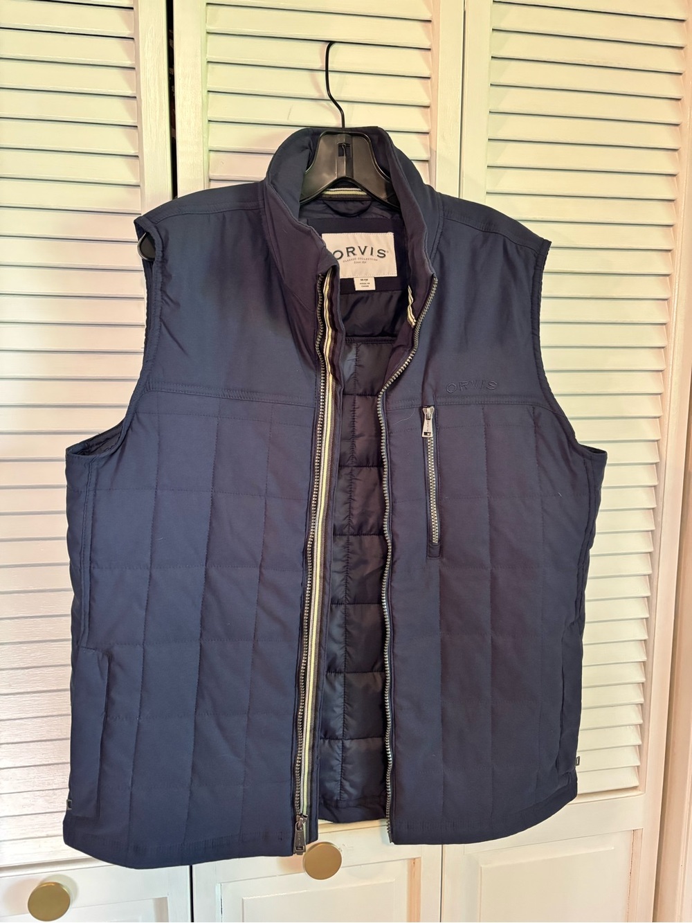 Orvis Men's Dark Navy Quilted Puffer Vest